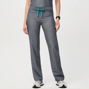 Figs Livingston scrub pants gray Graphite Medium regular length New